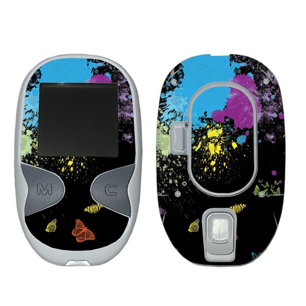 MightySkins Skin Compatible with Care Touch Glucose Meter - Splatter