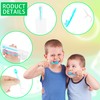 Medanera 72 Pcs Mini Disposable Toothbrushes Bulk 5-in-1 Individually Wrapped