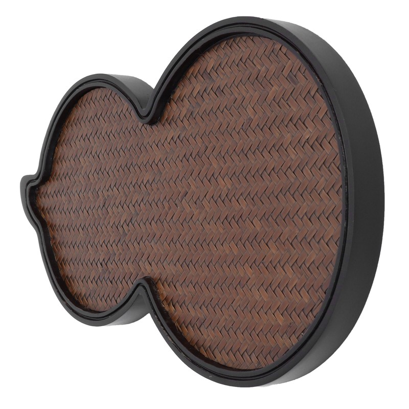 Mat Surface Bamboo Small Tea Tray Tea Plate for Teawares