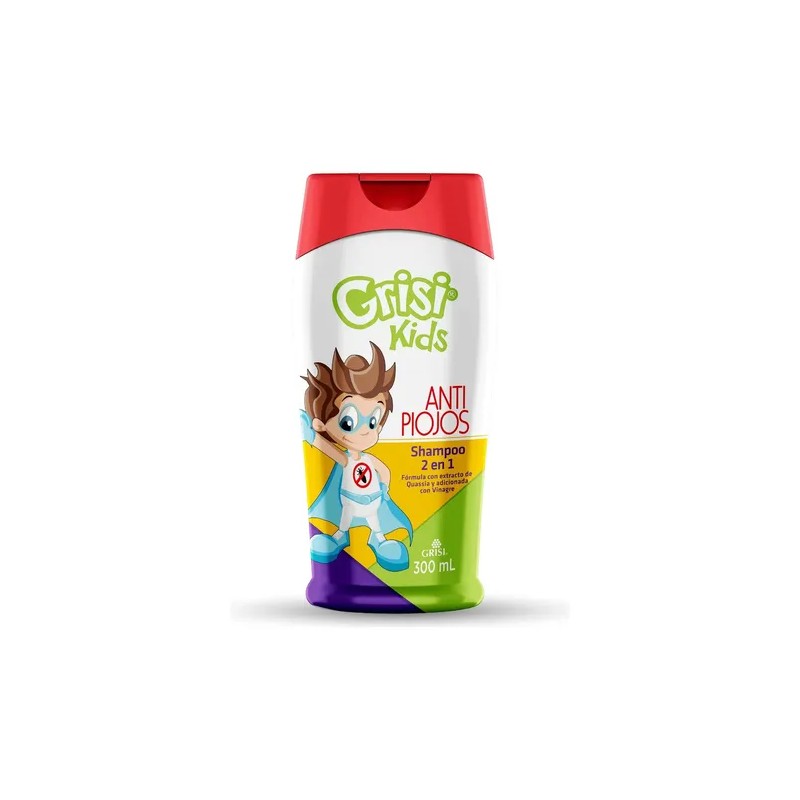 Shampoo 2 En 1 Grisi Kids Antipiojos 300 Ml.