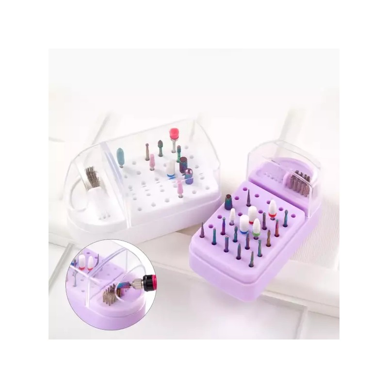Product Detail Reference 30홀 네일 드릴 비트 보관함 연삭 헤드