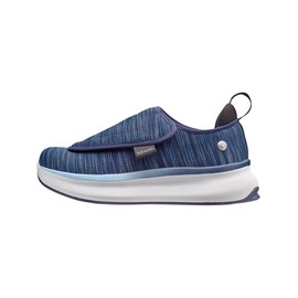 Women’s Extra Wide Comfort Shoes with Easy Closures for Adjustable Fit - Multi Blue 6.5
