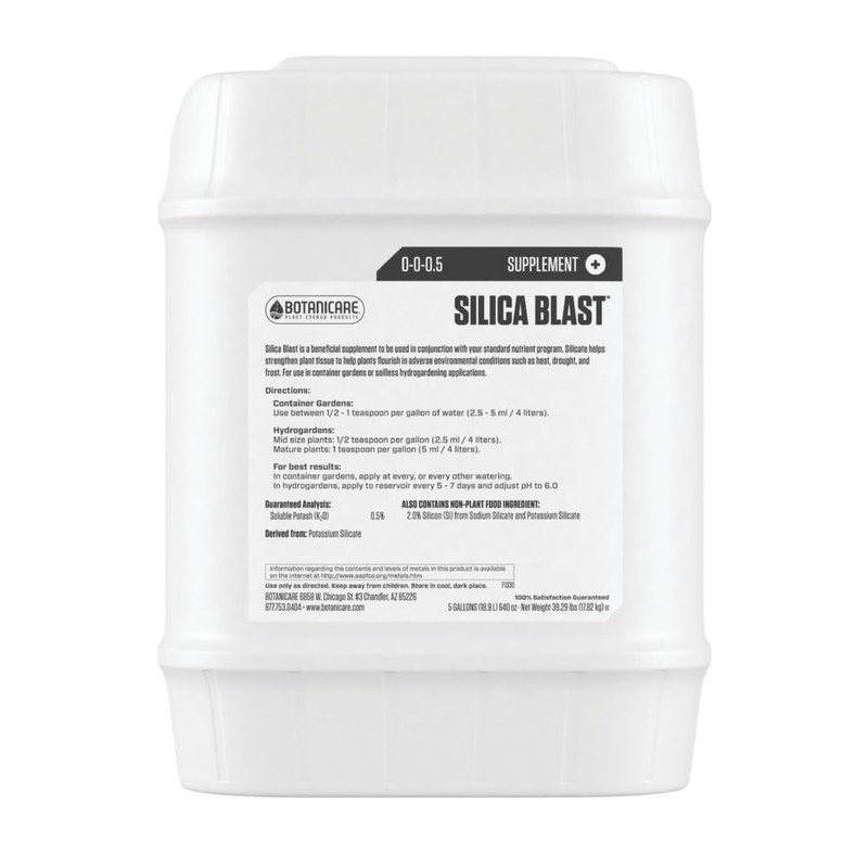 Botanicare Silica Blast, Plant Supplement, 0-0-0.5, 5 gal.