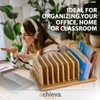 Achieva Bamboo Large Adjustable File Sorter (71002)
