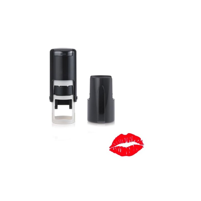 Red Lips Stamp – Self Inking Red Ink Stamper –