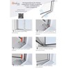 Window Lock Magnetic Window Lock Mould Protection Ventilation Aid Metal