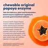 American Health Enzymes Chewable Original Papaya Enzyme 600 Tablets -