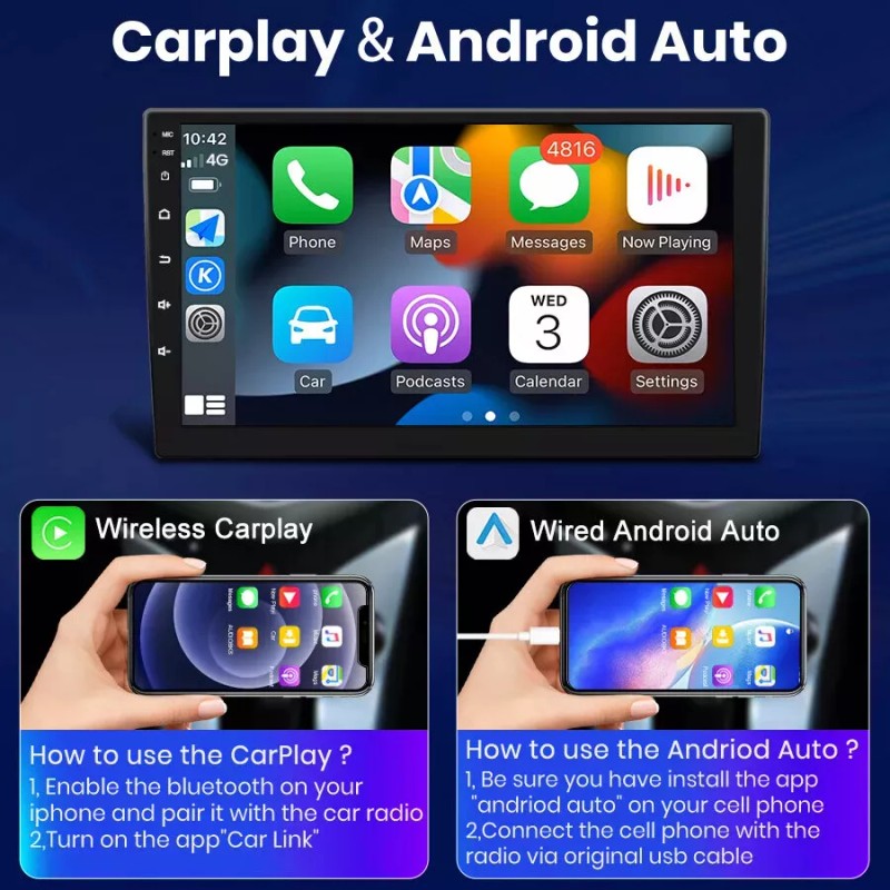 JOYINCAR For Toyota PRIUS 2010-2015 Android 13 Carplay Car Stereo