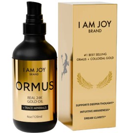 Ormus Gold Oil Monoatomic – Supports Pineal Gland Decalcification, DNA Repair & Manifestation Speed – Rich in Platinum & Iridium – 4oz, Non-Chemical Extraction