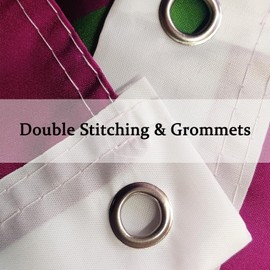 Season's Friends Mardi Gras Flag 3x5ft Outdoor Double Sided Fat Tuesday Flag Polyester, Canvas Header and Double Stitched Premium Fat Tuesday Flags