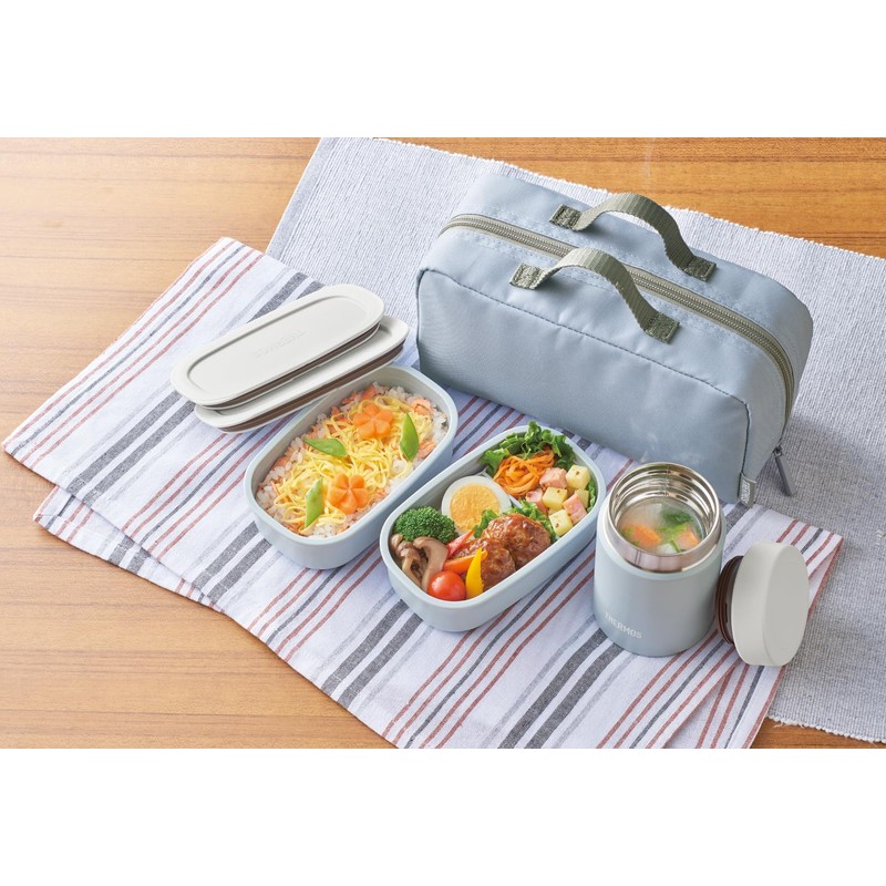 Thermos JEA-801 SKY Vacuum Insulated Soup Lunch Set, 28.7 fl