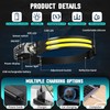 Rechargeable Headlamp 8 Pack, LED Headlight Flashlight Super Bright with