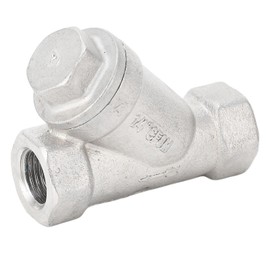 Y-Type Water Strainer, 1/4 Inch DN8 Y-Strainer, Stainless Steel Y-Strainer, 304 Stainless Steel, 6.4 MPa