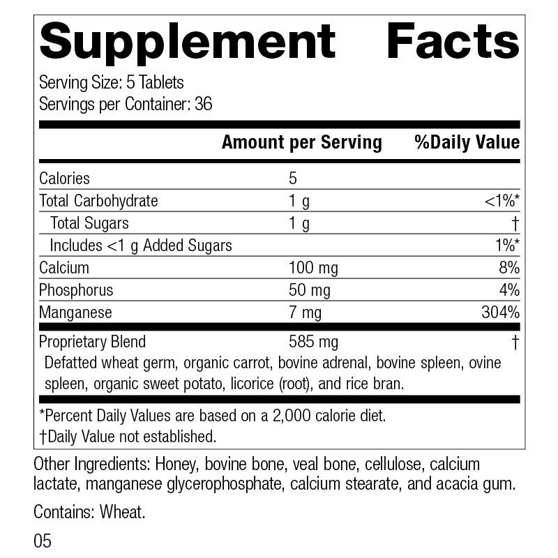 Standard Process Bio-Dent Whole Food Supplement, 180 Tablets