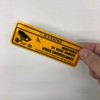 Lifepower WARNING Sticker, Security Camera Installation Warning Sticker, Reflective, Waterproof,