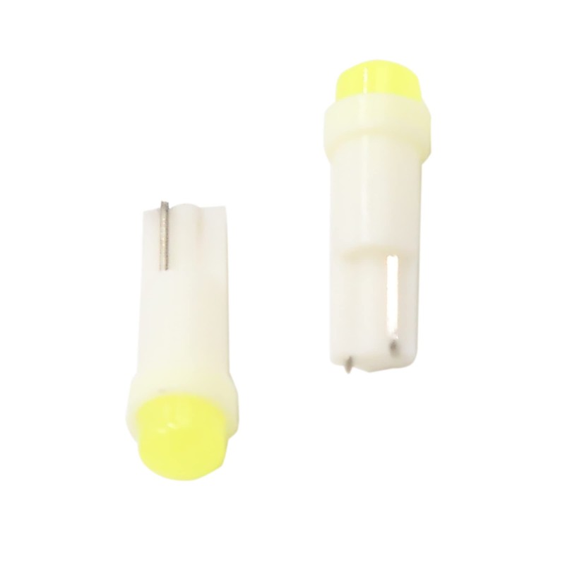 sourcing map 20Pcs 12V T5 White LED Car Light Interior