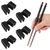 6 Pairs Reusable Chopsticks Helper,Chopsticks Trainer Training Chopsticks For Adults
