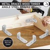 OMIDEAS 15 x Angle Bracket (30 x 60 x 25)