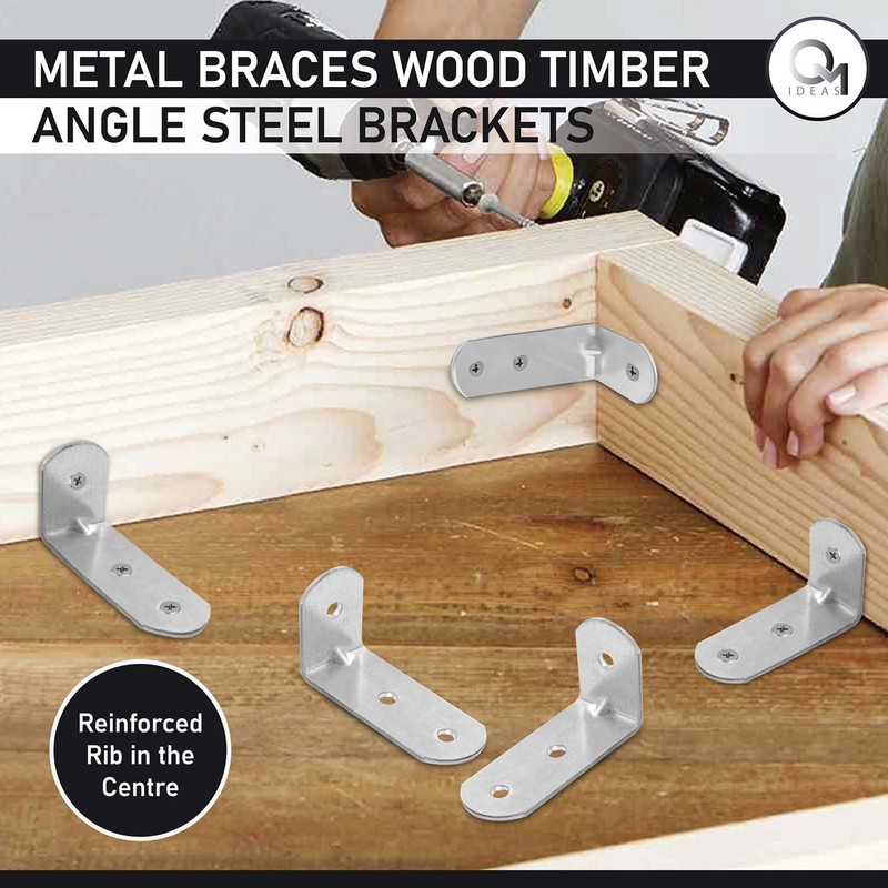 OMIDEAS 15 x Angle Bracket (30 x 60 x 25)