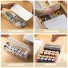 FRETONBA Cable Storage Box, Transparent Cable Organiser Box with 7