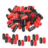 QUARKZMAN 50 x Rubber End Caps Cover Assortment 5 mm