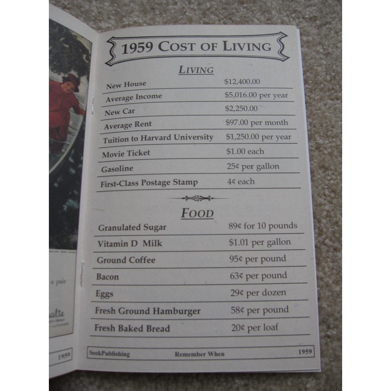 Remember When a Nostalgic Look Back in Time 1959