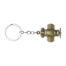 Airplane Propeller Model Keychain Gifts for Pilot Flight Attendant Aircraft Keyring for Dad Birthday gifts for Husband Retro Aeroplane Pilot Keychain for Bag Purse Charm for Men Car Key Chain