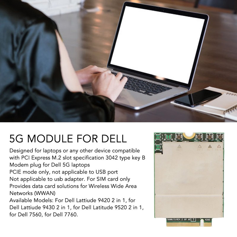 5G Network Module DW5930E T99W175 Plug and Play PCI Express