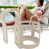 Ground Pool Cup Holders,Sturdy Pool Side Drink Holder | Spill