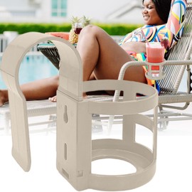 Ground Pool Cup Holders,Sturdy Pool Side Drink Holder | Spill Proof Stable Trays Accessories for Outside Spa Swimming Deck Backyard