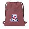 Broad Bay University of Arizona Drawstring Backpack 100% COTTON UA