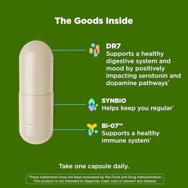 OLLY Big 10 Probiotic, Supports a Healthy Gut Microbiome,* 10 Billion CFUs, 30 Day Supply - 30 Count