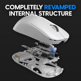 Pulsar Gaming Gears X2V2 Wireless Gaming Mouse, Ultra Lightweight, 53 Gram, Symmetrical, 2.4Ghz, 1ms, 26000 DPI Optical Sensor PAW3395