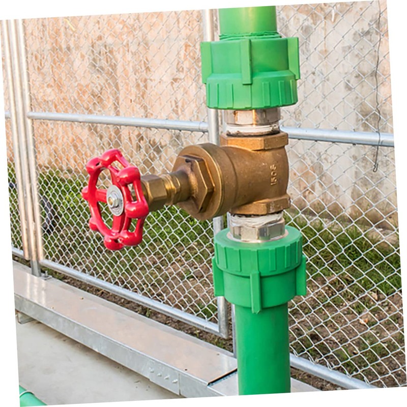 Operitacx Gate Valve Handle 5pcs Red Cast Iron Easy Opening