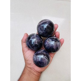 Large Amethyst Crystal Sphere Amethyst Ball Amethyst Gemstone Crystal Sphere Home Office Decor Meditation Gift 55-65MM