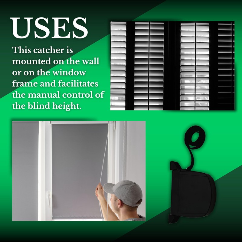 DOJA Barcelona Roller Shutter Belt Winder 14 cm Band Black