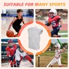 Youth Football Padded Shirt, Chest Rib Protector, Compression Padded Vest