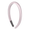 Ladies Classic Solid Color Satin Headband - Color: Lavender