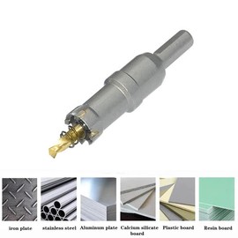 20mm TCT Hole Saw Cutter Drill Bits,Tungsten Carbide Hole Cutter,Heavy Duty Metal Alloy Tool Drill Bits, High Hardness, Durable For Iron,Stainless Steel, Copper