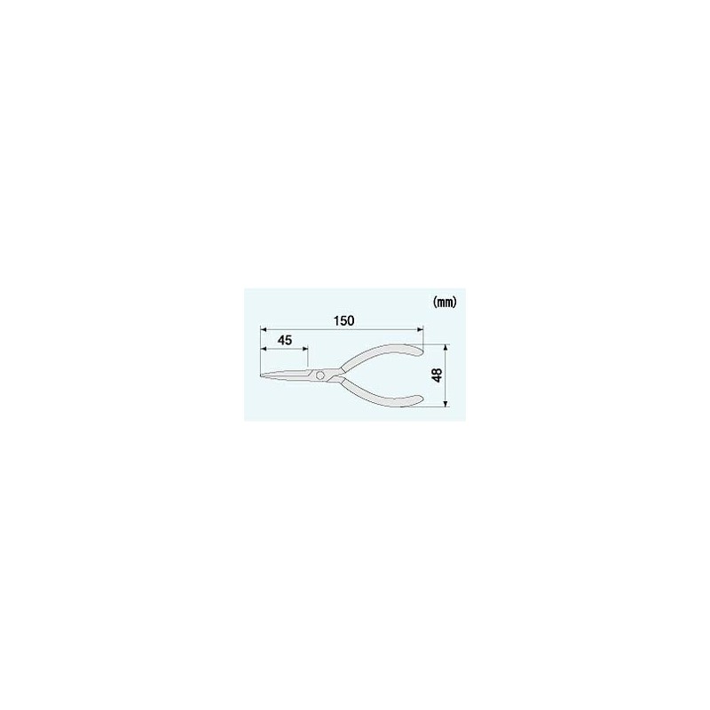 E-Ring Pliers PZ-01 Ring Size: 0.1 - 0.2 inches (3