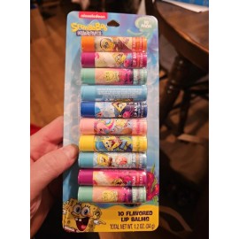 Nickelodeon SpongeBob SquarePants 10 Flavored Lip Balms