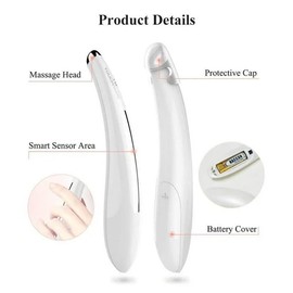 TOUCHBeauty Electric Eye Massager for Dark Circles, Puffiness, Fine Lines/Wrinkle, Crow's Feet and Bags Under Eyes with Sonic Vibration & Heating