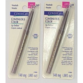 CoverGirl 2x Covergirl Continuous Color Lip Definer 0.005 oz 140 mg * #340 Neutrals *