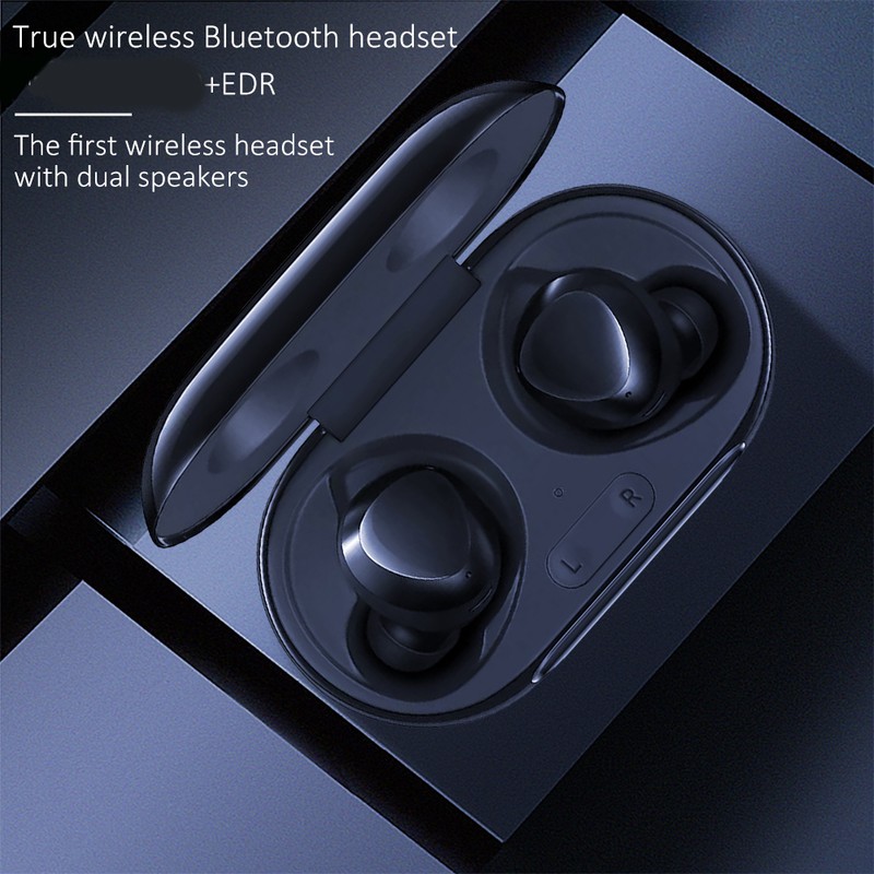 Wireless Bluetooth 5.0 Earphone Hifi Stereo Headset with Dual Microphones