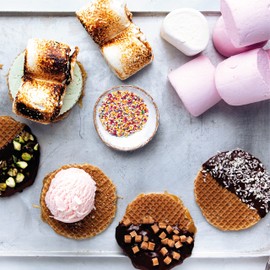 EPIC SNAX CO Giant American Style Pink and White Toastin’ Marshmallows, 500 g, (Pack of 1)