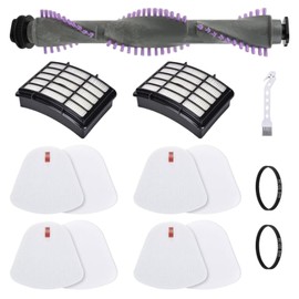 10 Pack Accessories Kit for Shark Navigator Lift Away NV352 NV356E S2 NV360 NV350 NV351 NV355 NV356 NV357 NV358 Vacuum Cleaners Brush Roll Filters Replacement Parts