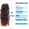 Crochet Faux Locs Crochet Hair Extensions for Black Women Butterfly