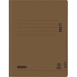 Brunnen FACT! 102010470 File Folder A4 Recycled Cardboard Brown