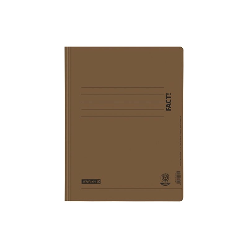 Brunnen FACT! 102010470 File Folder A4 Recycled Cardboard Brown