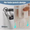 Zgwansui 6 PCS Adhesive Wall Clips for Hanging, Tapestry Hangers